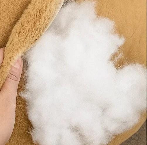 Bear Shaped Dog Bed – Semi-Enclosed Nest, Ultra Soft, Removable & Scratch-Resistant for Puppies and Small Dogs