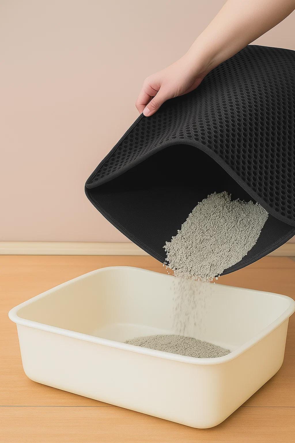 Cat Litter Mat – Waterproof, Double-Layer, Non-Slip, Washable, Durable – Pet Training Pad