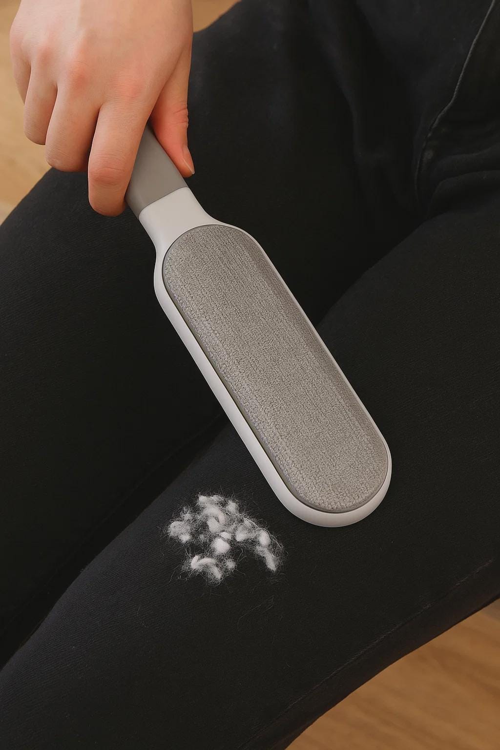 Double-Sided Electrostatic Pet Brush – Reusable Hair Remover for Cats, Clothes, Sofas & Carpets